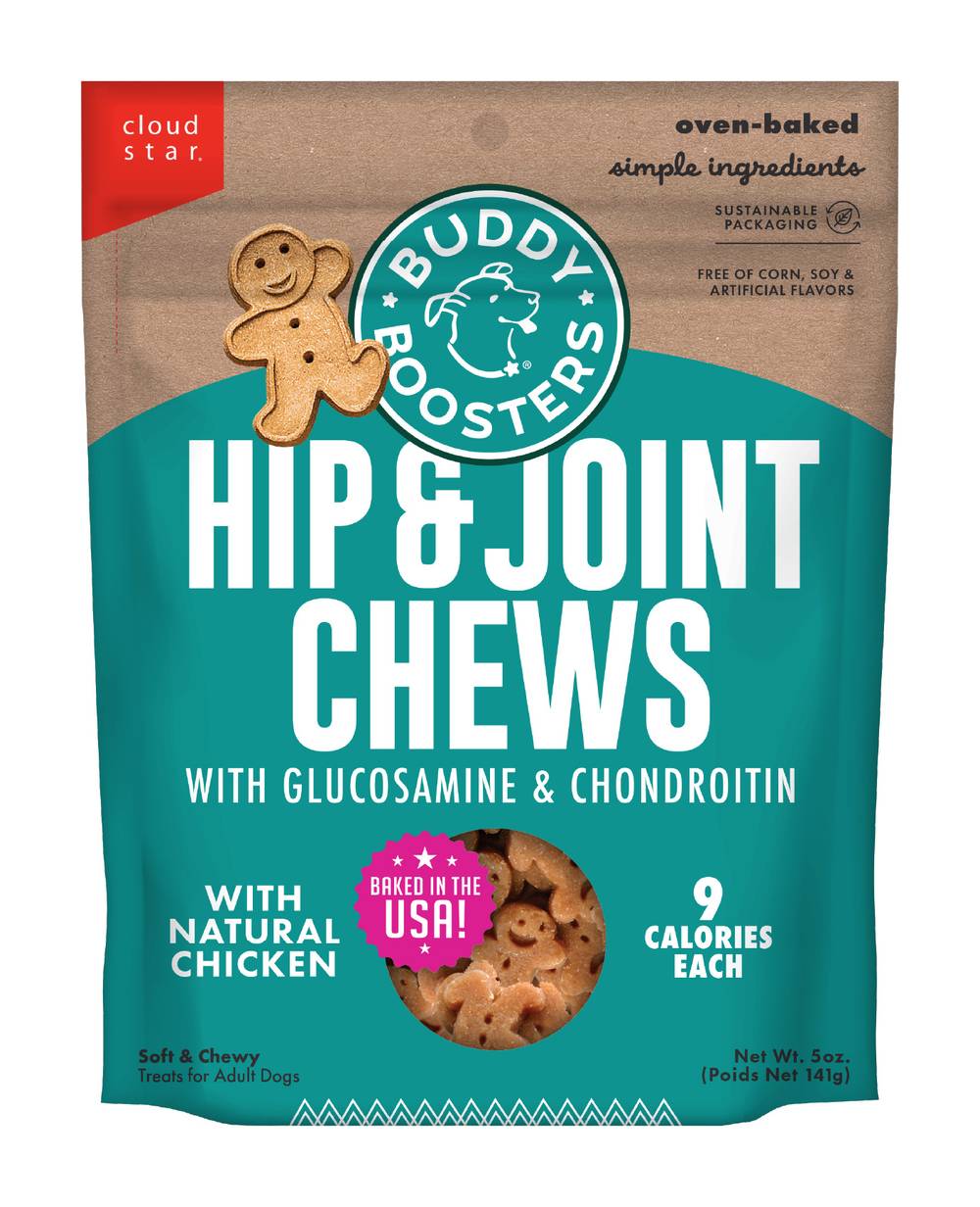 Buddy Biscuits Hip & Joint Chews Chicken Treats For Adult Dogs (5 oz)