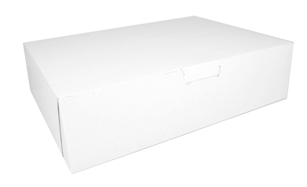 Southern Champion - 1035 White Sheet Cake and Utility Box, 19"L x 14"W x 5"H - 50 ct (1X50|1 Unit per Case)