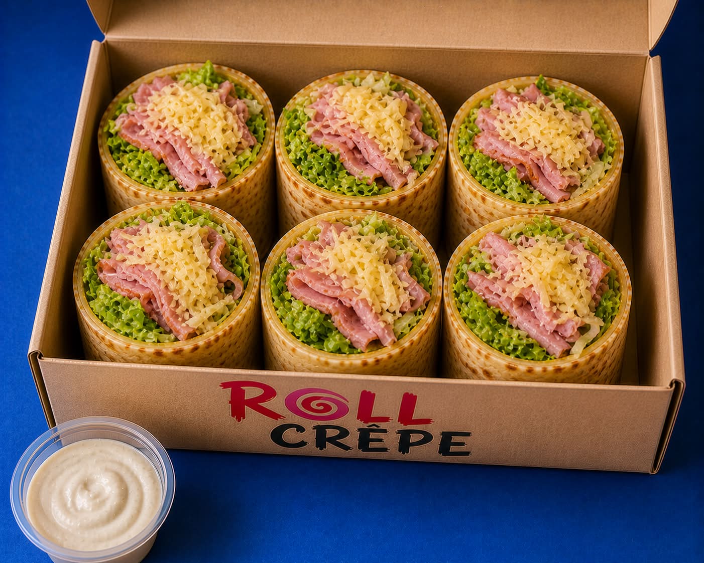 Jambon Fromage Roll ( 6 pièces)