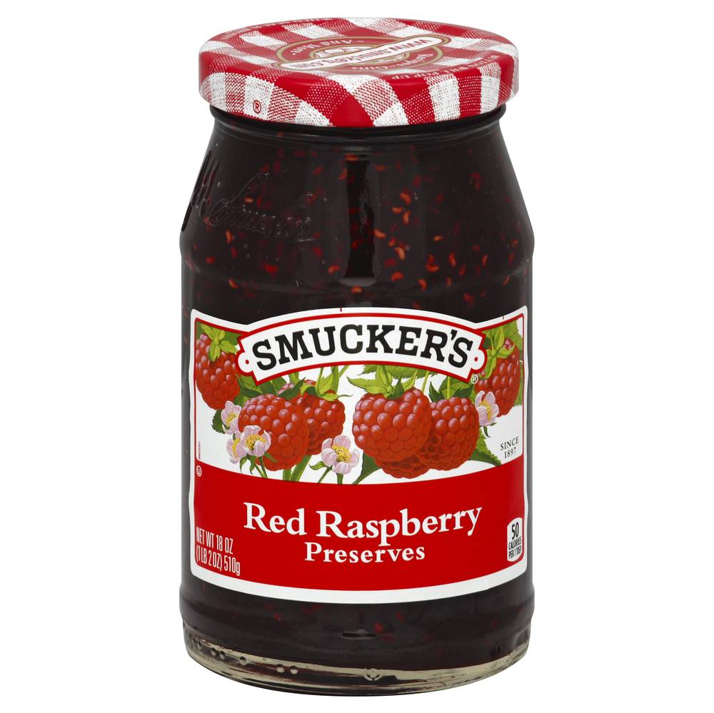 Smucker's Red Raspberry Preserves (1.12 lbs)