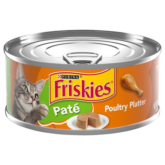 Purina Friskies Poultry Platter Pate Dinner Cat Food