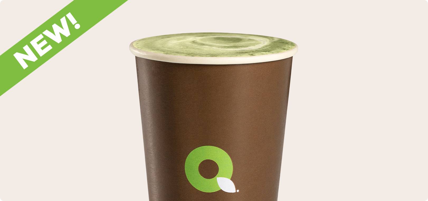 Hot Matcha Oat Milk Latte 16 oz