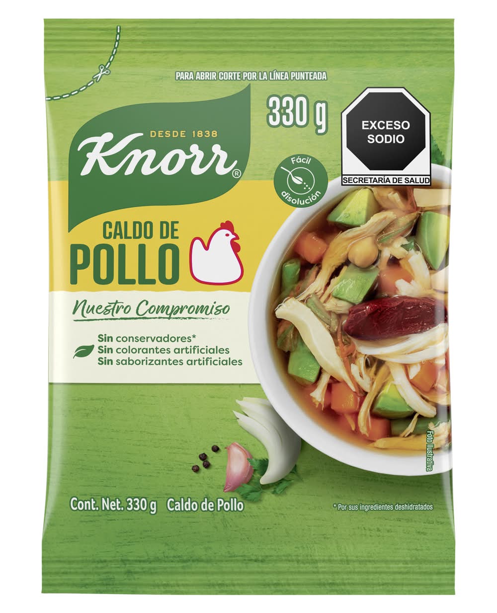 Knorr · Caldo de pollo en polvo (330 g)
