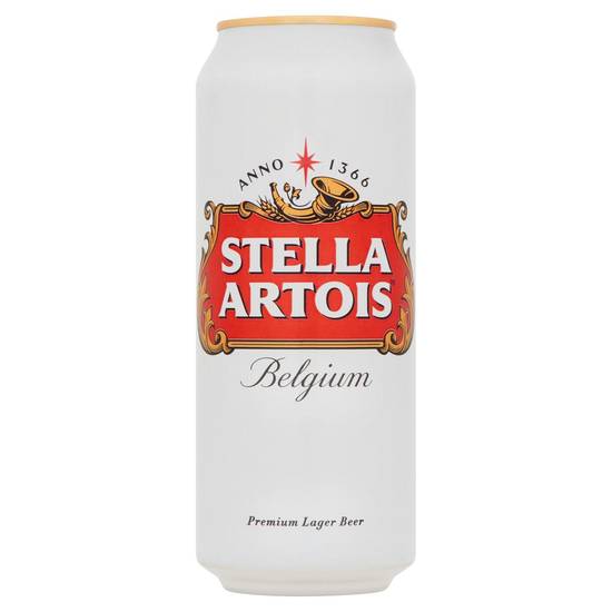Stella Artois Premium Lager Beer Blik 50 cl
