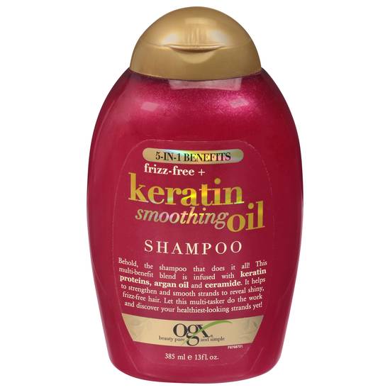 Ogx Frizz Free + Keratin Smoothing Oil Shampoo