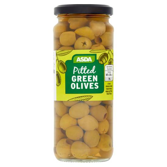 Asda Pitted Green Olives 310g