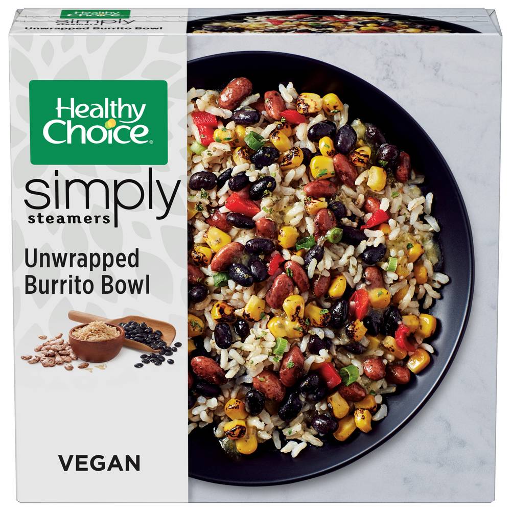 Healthy Choice Vegan Simply Steamers Unwrapped Burrito Bowl (9 oz)