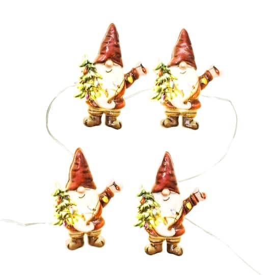 18Ct. Gnome Led Icon String Lights By Ashland