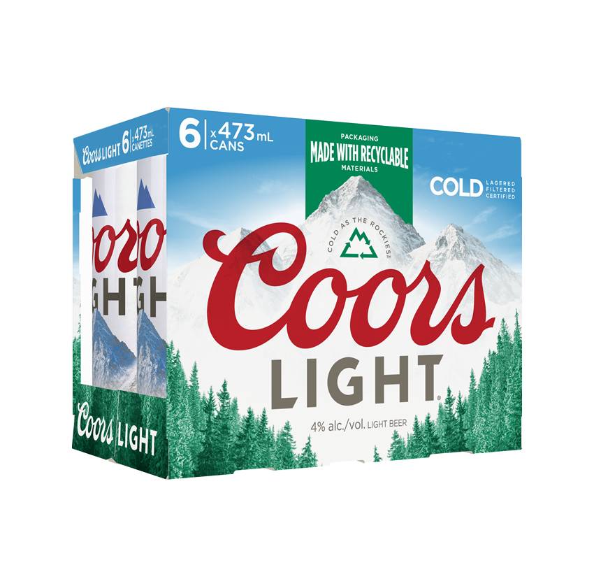 Coors Light  (6 Cans, 473ml)