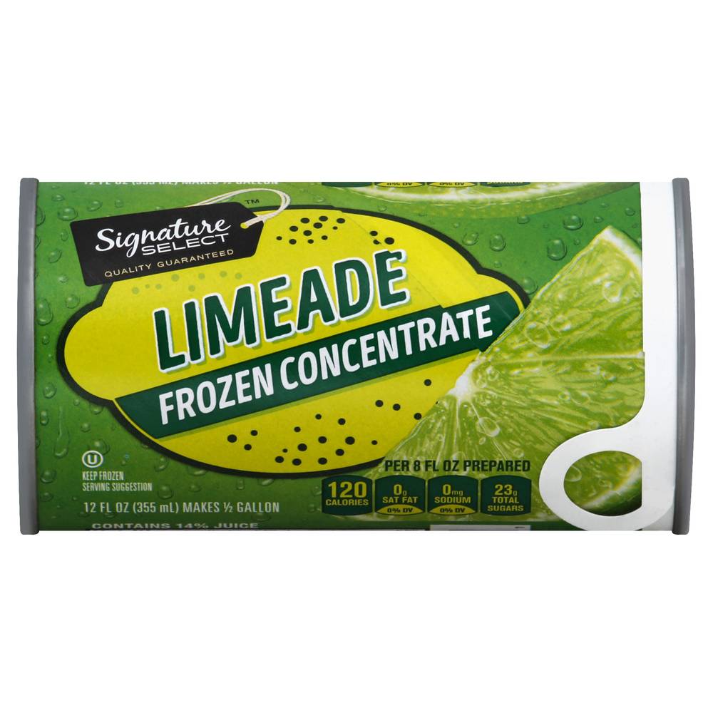 Signature Select Frozen Concentrate Juice, Limeade (12.6 oz)