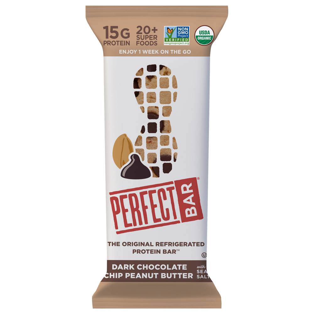 Perfect Bar Protein Bar, Dark Chocolate-Peanut Butter (2.3 oz)