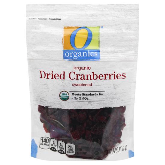 O Organics Organic Cranberries Dried (4 oz)