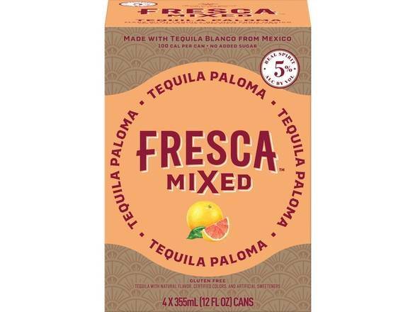 Fresca Mixed Tequila Paloma (4 pack, 12 fl oz)