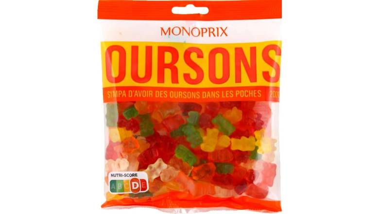 Monoprix - Bonbons oursons