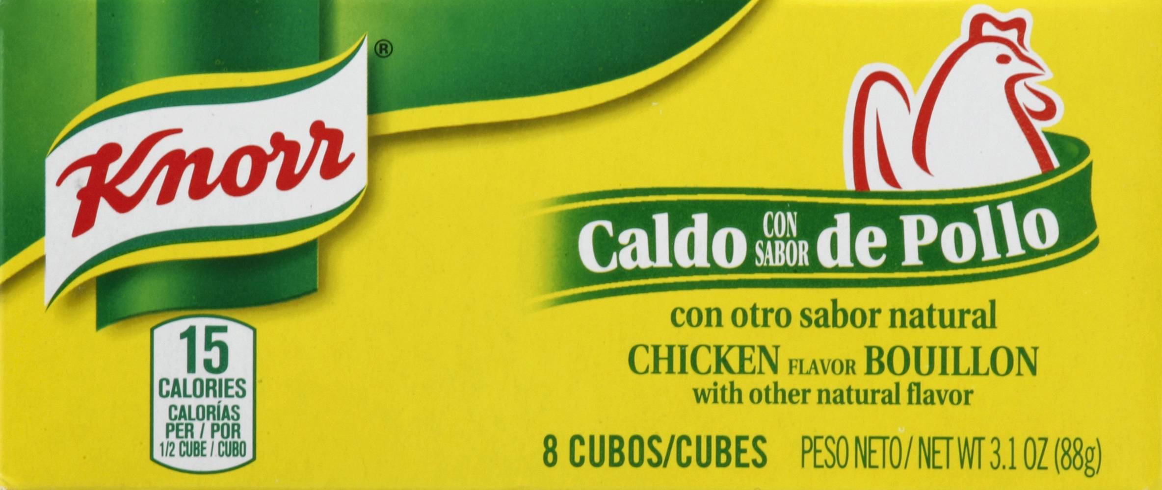 Knorr Caldo Sabor Pollo Chicken Bouillon (8 x 0.39 oz)