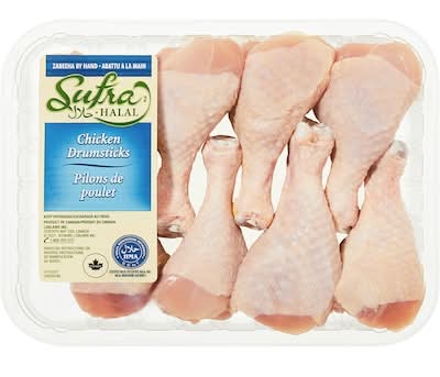 Sufra Pilons De Poulet, Halal / Chicken Drumsticks, Halal 840.0 G