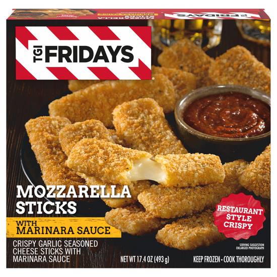 Tgi Fridays Mozzarella Sticks With Marinara Sauce