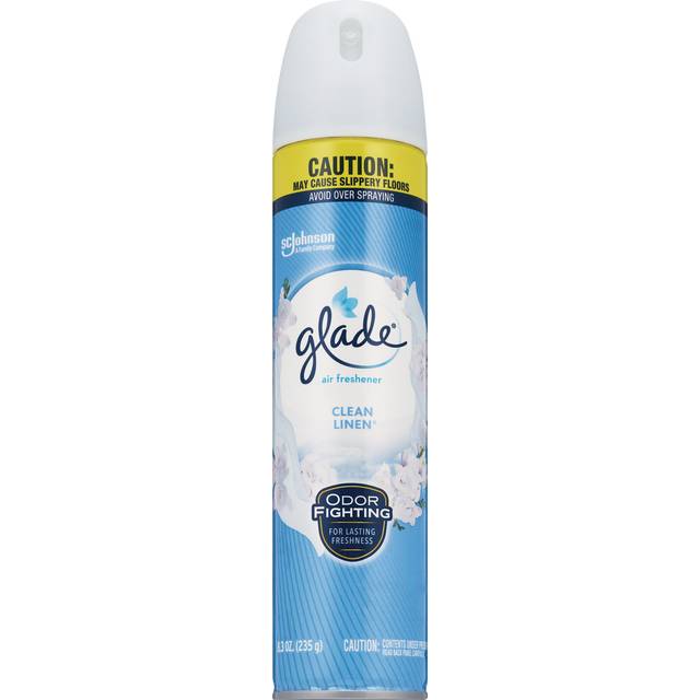 Glade Air Freshener Aerosol Spray Clean Linen