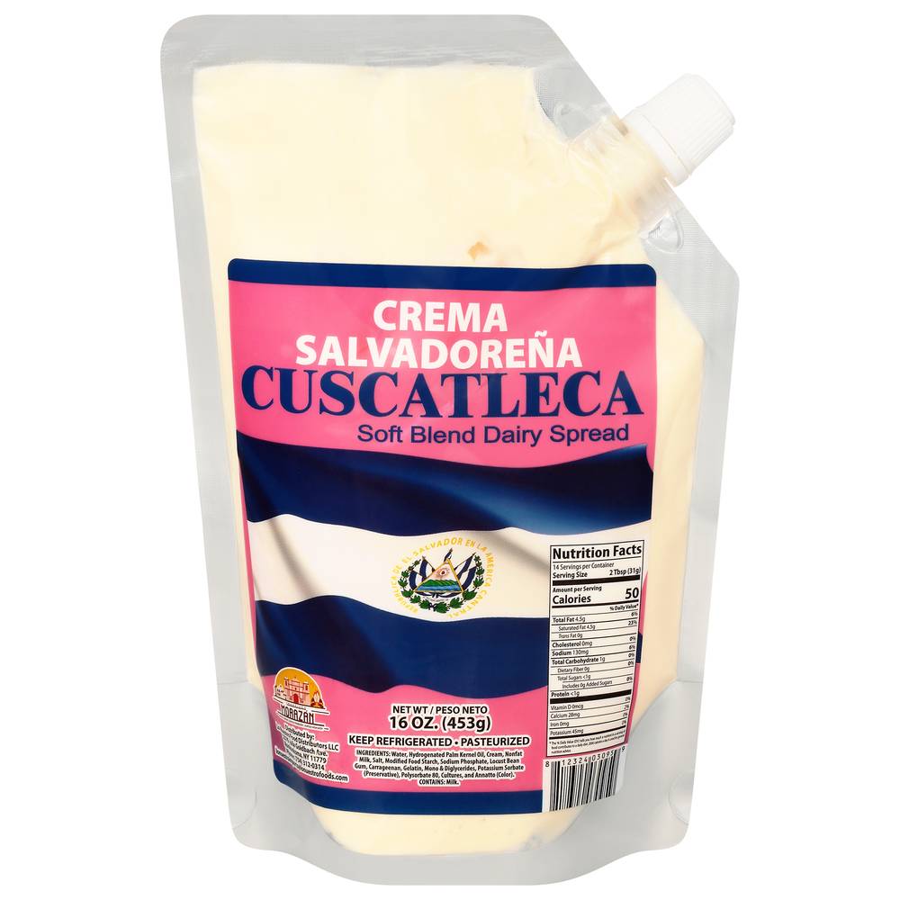 Crema Cuscatleca Soft Blend Dairy Spread (1 lbs)