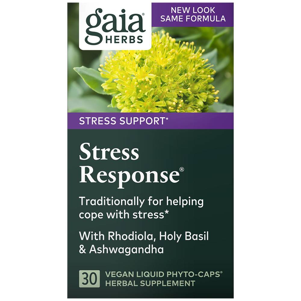 Gaia Herbs Stress Support Vegetarian Liquid Capsules (30 ct)