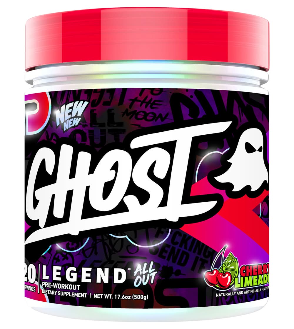 Ghost Legend Pre-Workout, Cherry- Limeade (17.6 oz)