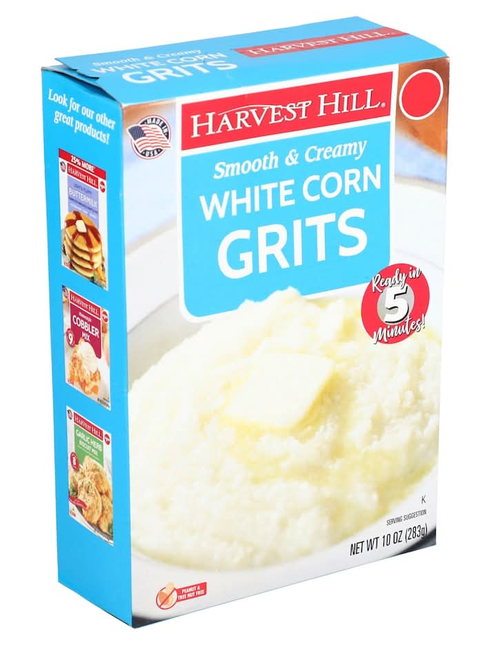 Harvest Hill Premium White Corn Grits (10 oz)