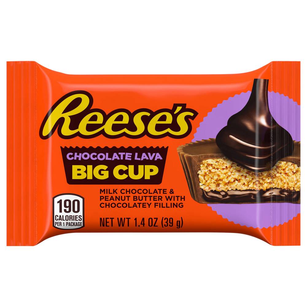 Reese's Chocolate Lava Milk Chocolate Peanut Butter Candy (1.4 oz)