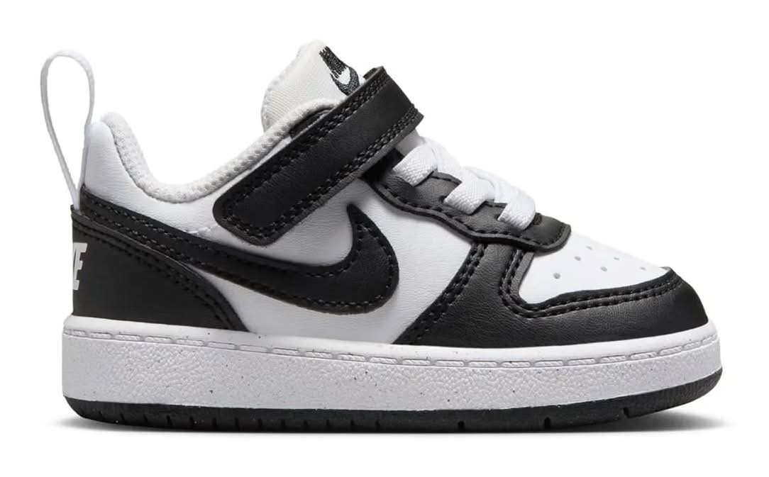 Nike Court Borough Low Recraft Sneaker - Kids' (White/Black Medium - 8 Toddler)