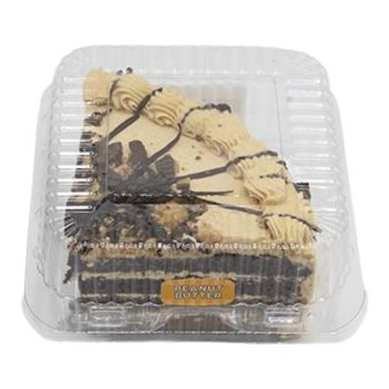 Weis Quality Peanut Butter Triple Chocolate Cake Wedge