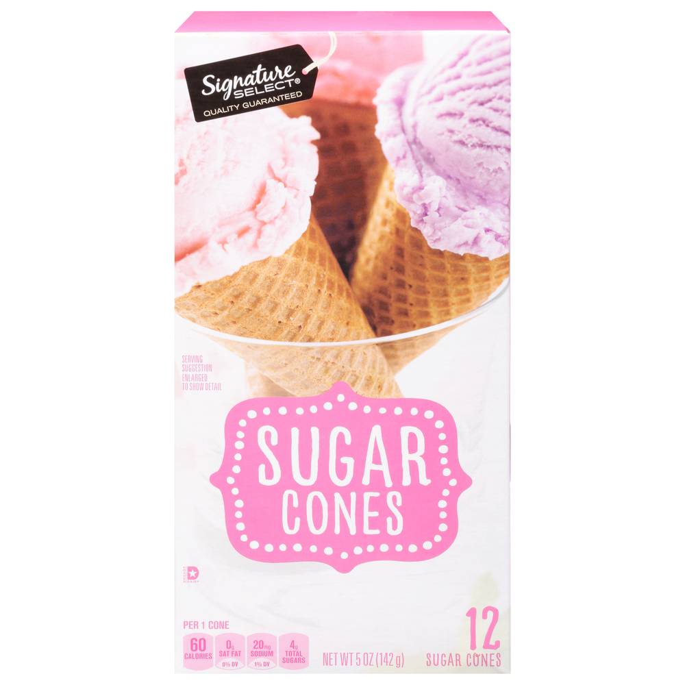 Signature Select Sugar Cones (5 oz)