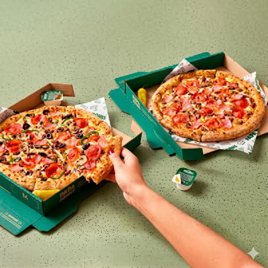 2 Pizzas Medianas (2 Ingredientes)
