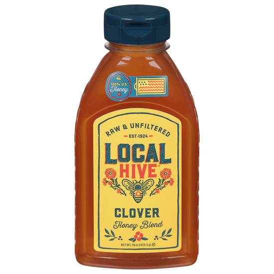 Local Hive Raw & Unfiltered Clover Honey Blend