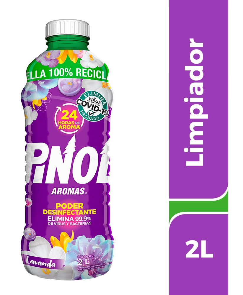 Pinol · Aromas limpiador desinfectante multiusos, lavanda (2 L)