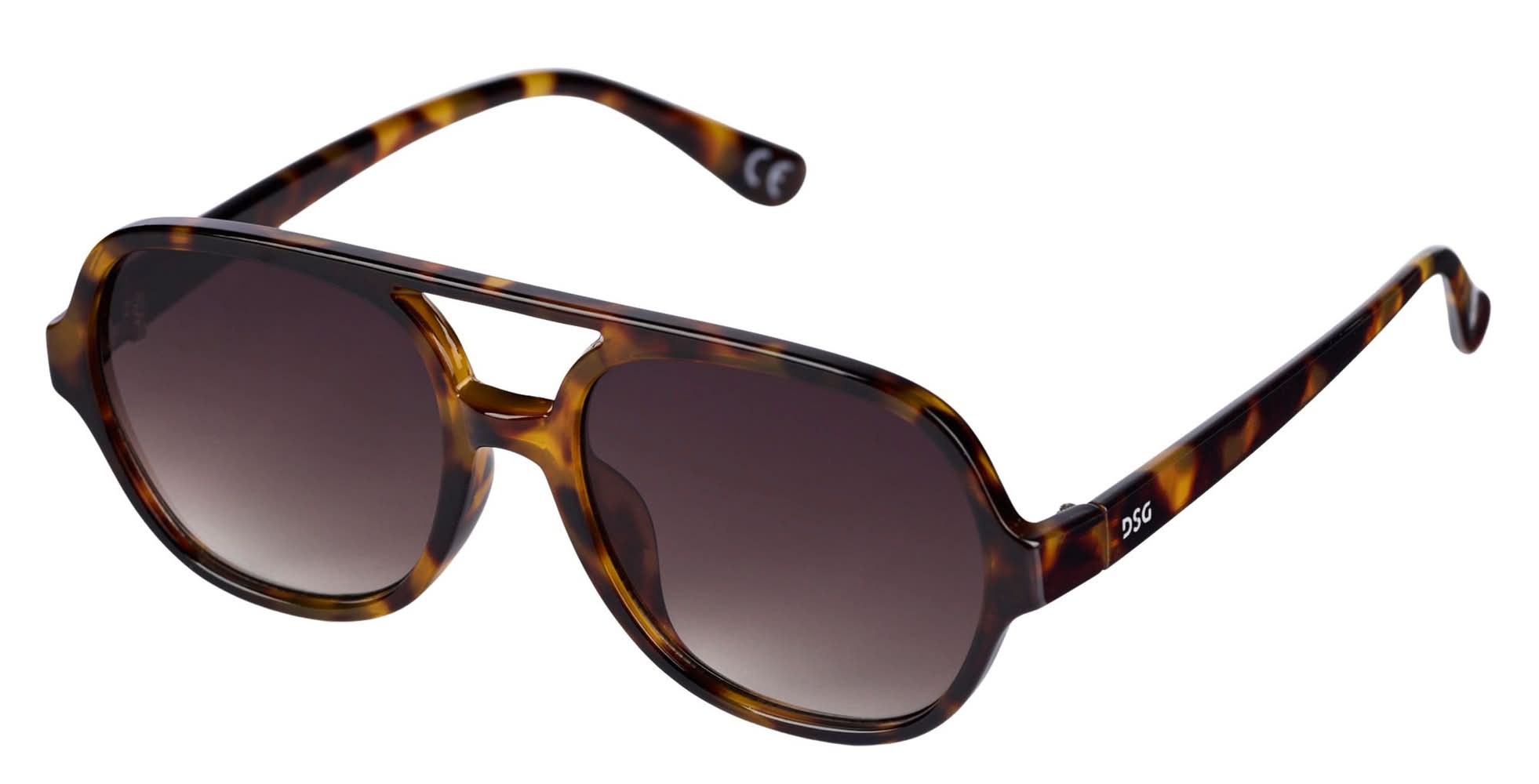 DSG Round Aviator Sunglasses (Tortoise)