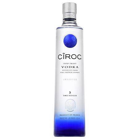 Ciroc Distilled From Fine French Grapes Snap Frost Vodka (750 ml)