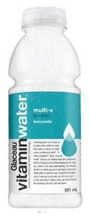 Glacéau Multi-V Vitamin Water, Lemonade (591 ml)