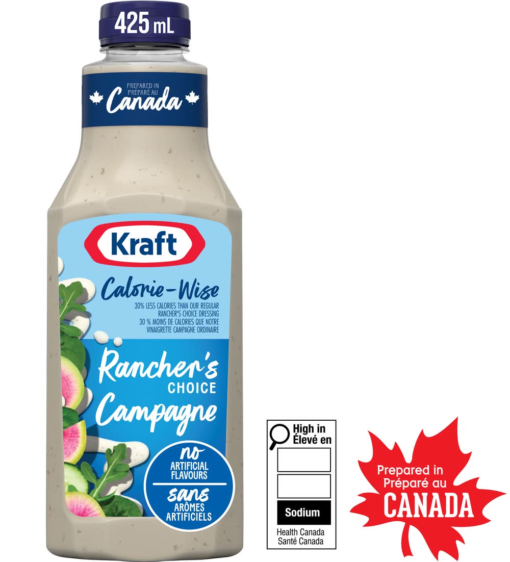 Kraft Calorie-Wise Rancher's Choice Salad Dressing (425 ml)