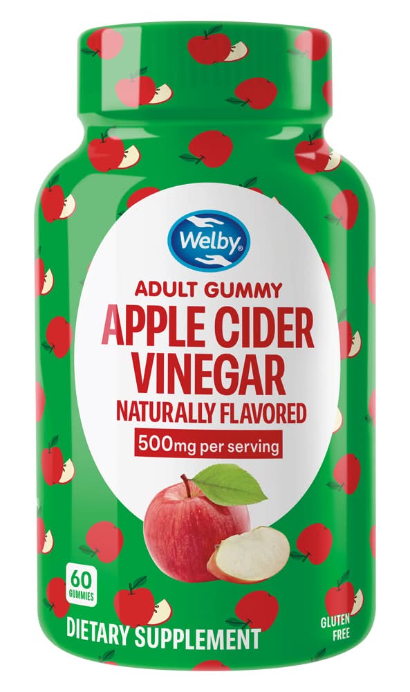 Welby Adult Gummies 500mg, Apple Cider Vinegar (60 ct)