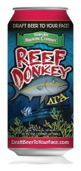 Tampa Bay Brewing Company Reef Donkey Apa Draft Beer (16 fl oz)
