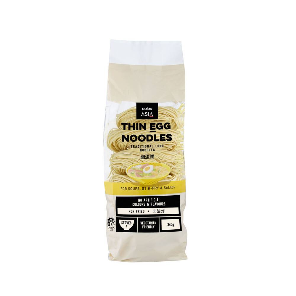 Coles Asia Thin Egg Noodles