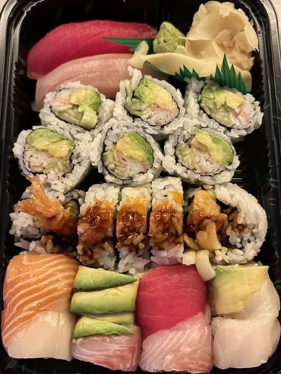 Any 3 Rolls, 2 Pieces Sushi & Appetizer