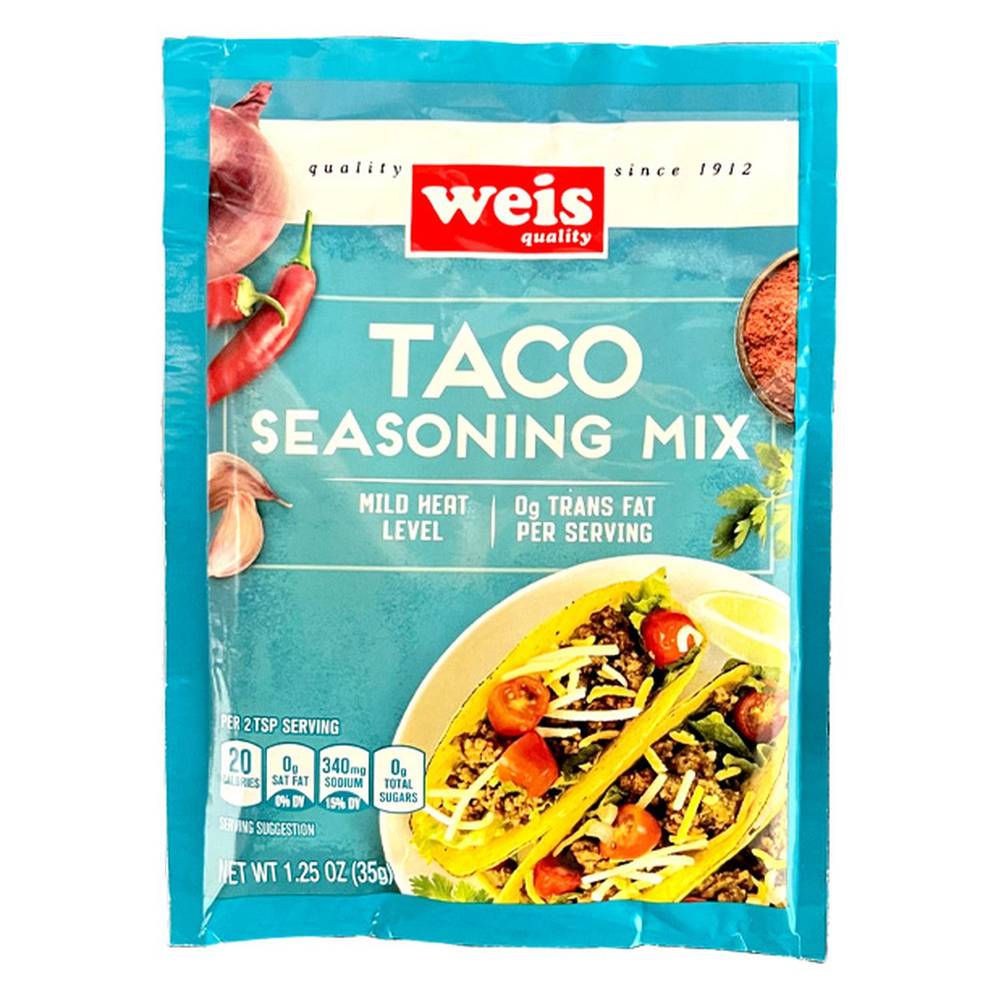 Weis Quality Taco Seasoning Mix (1.25 oz)