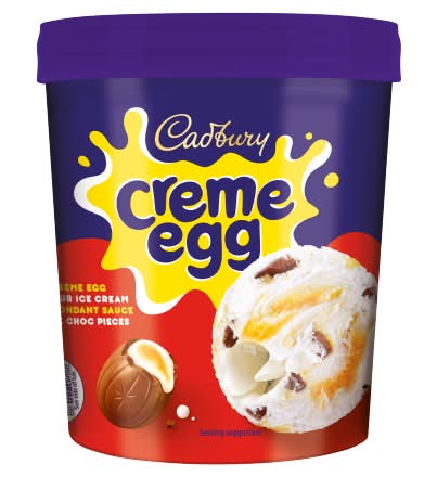 Cadbury Creme Egg, Ice Cream Tub (425ml)