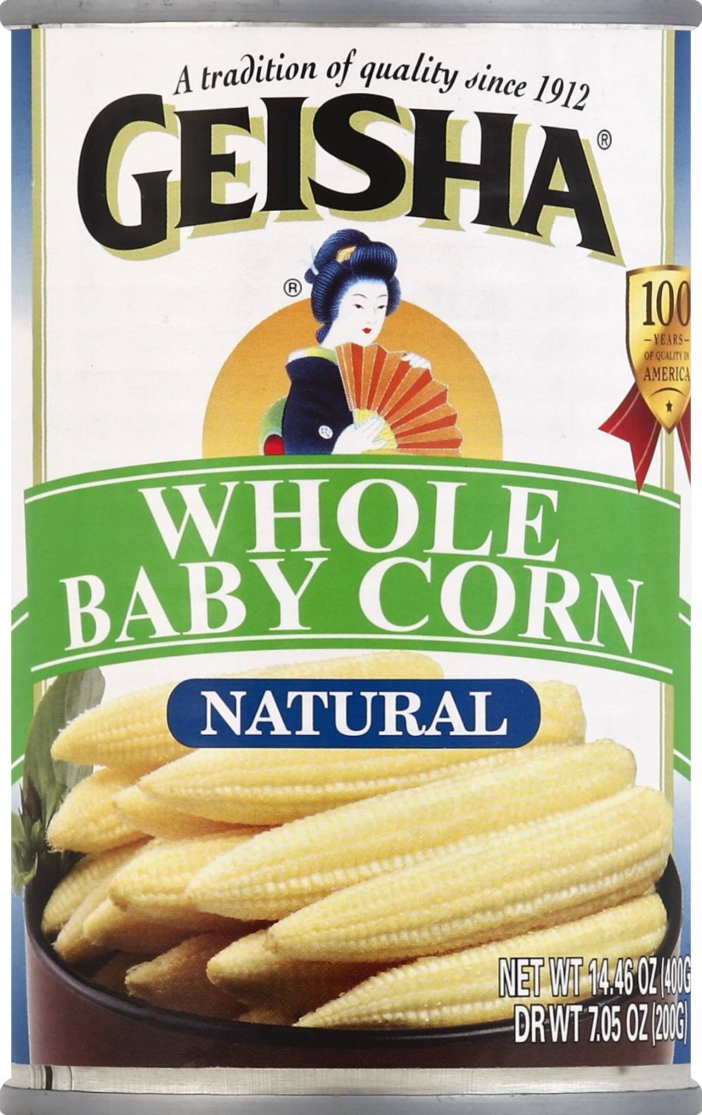 Geisha Whole Natural Baby Corn (14.5 oz)