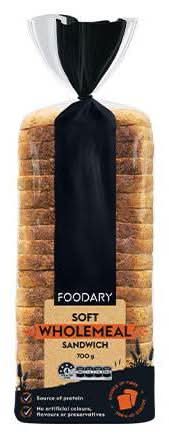 Foodary Soft Wholemeal Sandwich Bread 700g