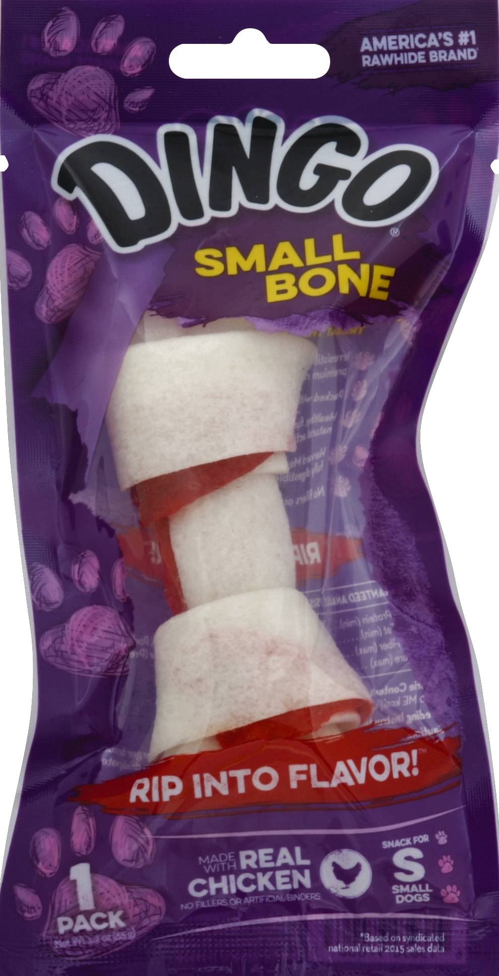 Dingo Chicken Flavor Small Bone (1.4 oz)