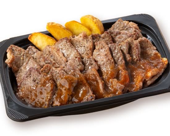 (おかず)ＭＥＧＡ盛りやわらかカットステーキ約400g
