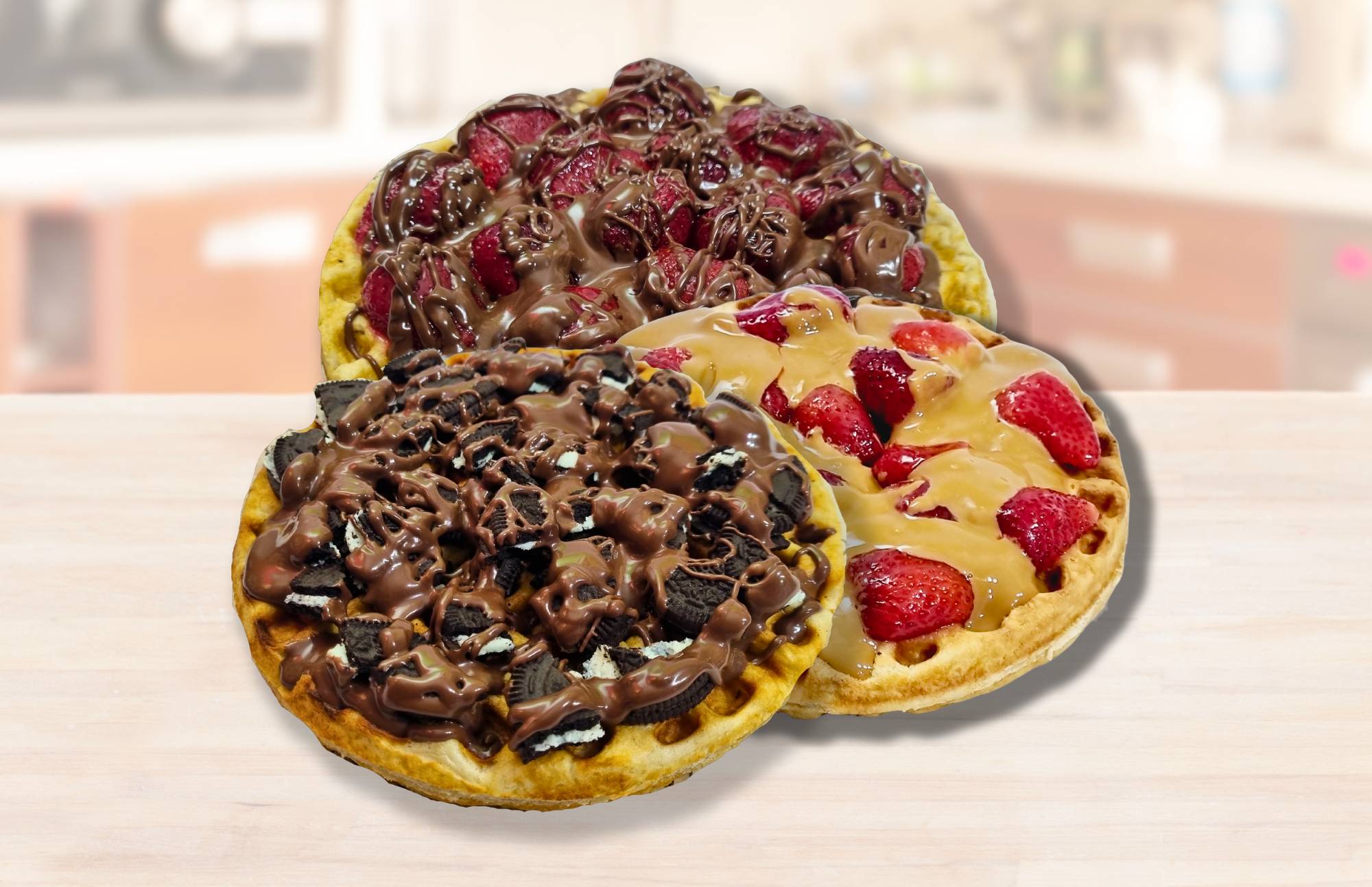 Combo 3 Waffles libre elección