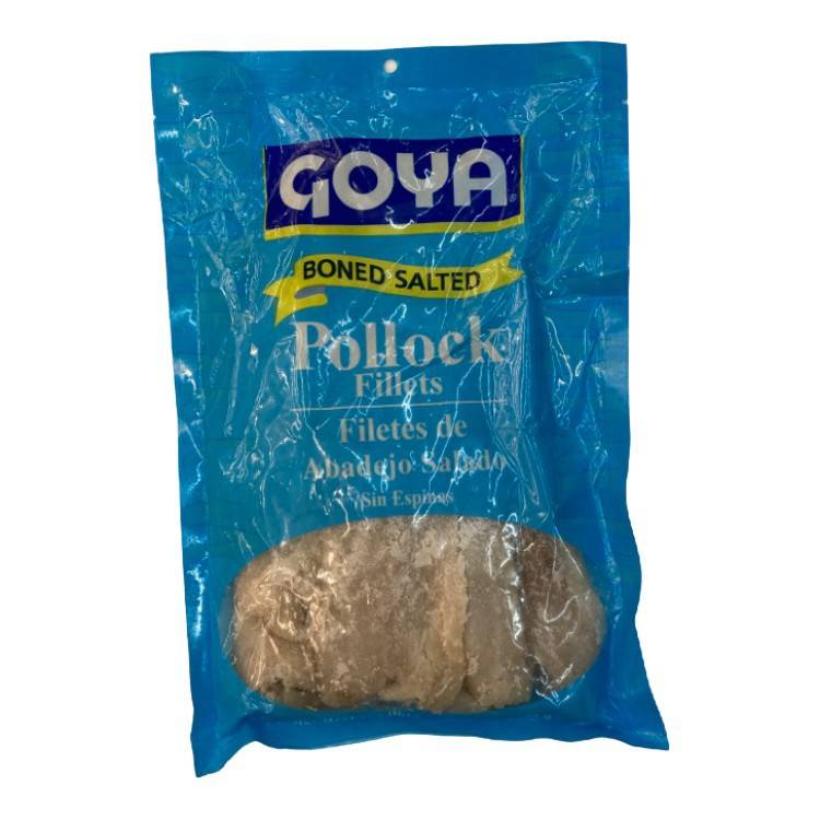 Goya Boned Salted Pollock Fillets (1 lbs)