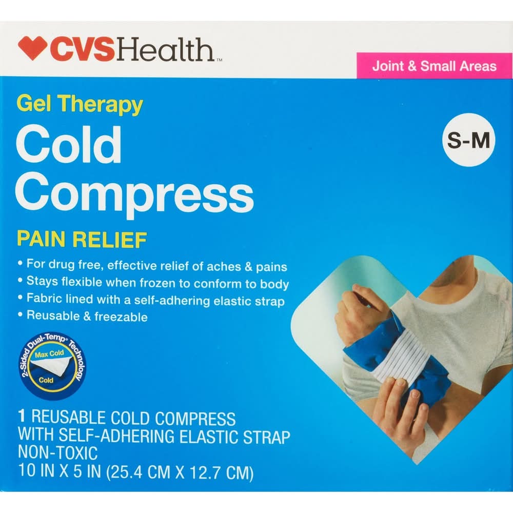 CVS Health Gel Therapy Cold Compress Pack (10 in X 5 in- S-M)